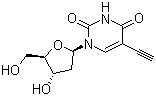 结构式 CAS# 61135-33-9, 5-乙炔基-2-脱氧尿苷