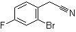 2-Bromo-4-fluorobenzeneacetonitrile molecular structure (CAS 61150-58-1)