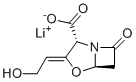 structure of CAS# 61177-44-4, Clavulanate lithium;lithium;(2R,3Z,5R)-3-(2-hydroxyethylidene)-7-oxo-4-oxa-1-azabicyclo[3.2.0]heptane-2-carboxylate