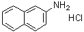 2-萘胺盐酸盐分子结构 (CAS 612-52-2)