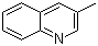 3-甲基喹啉分子结构 (CAS 612-58-8)