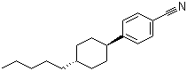 trans-4-(4-Pentylcyclohexyl)benzonitrile molecular structure (CAS 61204-01-1)