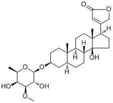 Uzarigenin digitaloside molecular structure (CAS 61217-80-9)