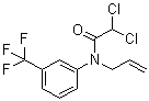 N-Allyl-2,2-dichloro-N-[3-(trifluoromethyl)phenyl]acetamide molecular structure (CAS 61219-95-2)