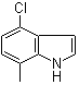 4-Chloro-7-methylindole molecular structure (CAS 61258-70-6)