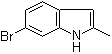6-溴-2-甲基-1H-吲哚分子结构 (CAS 6127-19-1)