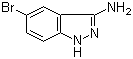 structure of CAS# 61272-71-7, 3-Amino-5-bromo-1H-indazole;5-Bromo-1H-indazol-3-amine
