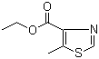 5-甲基噻唑-4-甲酸乙酯分子结构 (CAS 61323-26-0)