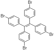 structure of CAS# 61326-44-1, Tetrakis(4-bromophenyl)ethene;Tetrakis(4-bromophenyl)ethylene