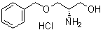 (S)-2-Amino-3-(benzyloxy)propan-1-ol hydrochloride molecular structure (CAS 61366-43-6)