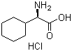 结构式 CAS# 61367-40-6, D-环己基甘氨酸盐酸盐