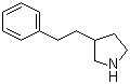 3-(2-苯基乙基)吡咯烷分子结构 (CAS 613676-70-3)