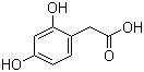2,4-二羟基苯乙酸分子结构 (CAS 614-82-4)