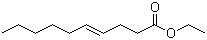 4-癸烯酸乙酯分子结构 (CAS 6142-44-5)