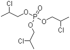 磷酸三(2-氯丙基)酯分子结构 (CAS 6145-73-9)