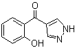 (2-Hydroxyphenyl)-1H-pyrazol-4-ylmethanone molecular structure (CAS 61466-41-9)