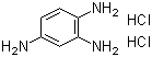 结构式 CAS# 615-47-4, 1,2,4-三氨基苯盐酸; 1,2,4-三氨基苯二盐酸