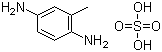 甲苯-2,5-二胺硫酸盐分子结构 (CAS 615-50-9)