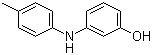 N-(3-Hydroxyphenyl)-4-toluidine molecular structure (CAS 61537-49-3)
