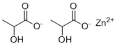 Lactic acid Zinc salt molecular structure (CAS 6155-68-6)