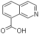 结构式 CAS# 61563-43-7, 异喹啉-8-甲酸; 8-异喹啉甲酸
