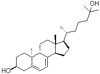 25-Hydroxylumisterol3 molecular structure (CAS 61585-29-3)