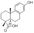 13-羟基-8,11,13-罗汉松科三烯-18-酸分子结构 (CAS 61597-83-9)
