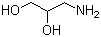 structure of CAS# 616-30-8, 3-Amino-1,2-propanediol;1-Amino-2,3-propanediol