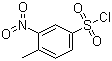 structure of CAS# 616-83-1, 4-Methyl-3-nitrobenzene-1-sulfonyl chloride