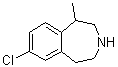 7-Chloro-1-methyl-2,3,4,5-tetrahydro-1H-3-benzazepine molecular structure (CAS 616201-89-9)