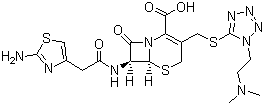 Cefotiam molecular structure (CAS 61622-34-2)