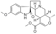 11-甲氧基钩藤碱 C分子结构 (CAS 61665-08-5)