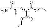 structure of CAS# 61679-84-3, (Ureidomethylene)malonic acid diethyl ester
