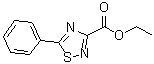 5-Phenyl-1,2,4-thiadiazole-3-carboxylic acid ethyl ester molecular structure (CAS 61689-35-8)