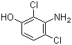 结构式 CAS# 61693-42-3, 3-氨基-2,4-二氯苯酚
