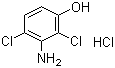 2,4-Dichloro-3-aminophenol hydrochloride molecular structure (CAS 61693-43-4)