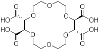 (+)-(18-Crown-6)-2,3,11,12-tetracarboxylic acid molecular structure (CAS 61696-54-6)