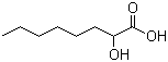 结构式 CAS# 617-73-2, 2-羟基辛酸