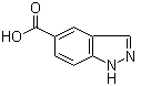 1H-Indazole-5-carboxylic acid molecular structure (CAS 61700-61-6)