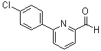 6-(4-Chlorophenyl)-2-pyridinecarboxaldehyde molecular structure (CAS 61704-30-1)