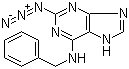 2-Azido-6-benzylaminopurine molecular structure (CAS 61716-00-5)