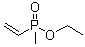 乙烯基甲基次磷酸乙酯分子结构 (CAS 61753-00-2)