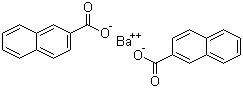 Barium naphthenate molecular structure (CAS 61789-67-1)