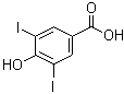 结构式 CAS# 618-76-8, 3,5-二碘-4-羟基苯甲酸