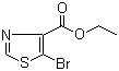 5-溴噻唑-4-甲酸乙酯分子结构 (CAS 61830-23-7)