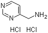 structure of CAS# 618446-08-5, 4-Pyrimidinemethanamine hydrochloride;4-Pyrimidinemethanamine dihydrochloride