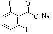 2,6-Difluorobenzoic acid sodium salt molecular structure (CAS 6185-28-0)
