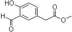 结构式 CAS# 61874-04-2, 3-甲酰基-4-羟基苯乙酸甲酯