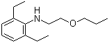结构式 CAS# 61874-13-3, 2,6-二乙基苯胺基乙基丙基醚