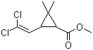 structure of CAS# 61898-95-1, Methyl 3-(2,2-dichlorovinyl)-2,2-dimethylcyclopropanecarboxylate;Methyl 3-(2,2-dichlorovinyl)-2,2-dimethyl-(1-cyclopropane)carboxylate